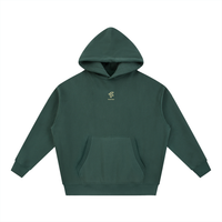 Essential Oversized "FLOWSTATE" Boxy Fit Fleece Hoodie