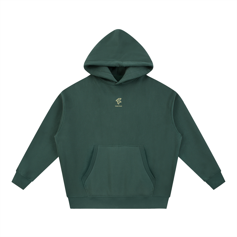 Essential Oversized "FLOWSTATE" Boxy Fit Fleece Hoodie