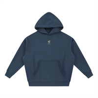 Essential Oversized "FLOWSTATE" Boxy Fit Fleece Hoodie