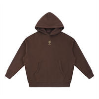 Essential Oversized "FLOWSTATE" Boxy Fit Fleece Hoodie